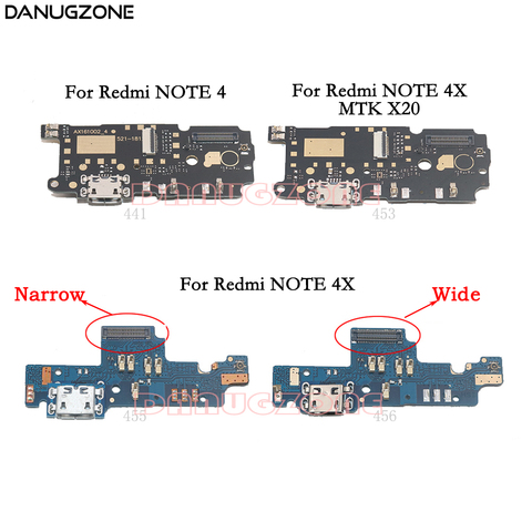 Puerto de carga USB conector de enchufe conector de carga Cable flexible con micrófono para Xiaomi Redmi NOTE 4/Redmi nota 4X ► Foto 1/2