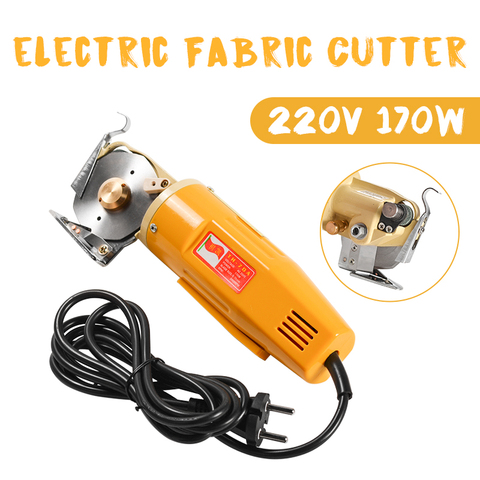 Cuchillo eléctrico de tela de 220V y 170W herramientas de corte de tela, Kit de máquina cortadora eléctrica de tela de cuero, herramientas eléctricas de cuchilla, sierras de corte ► Foto 1/6