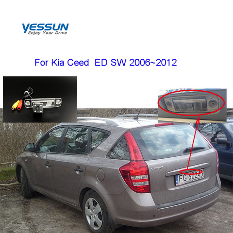 Yessun-cámara de visión trasera para Kia ceed SW ED 2006, 2007, 2008, 2009, 2010, 2011, 2012, cámara para matrícula ► Foto 1/6