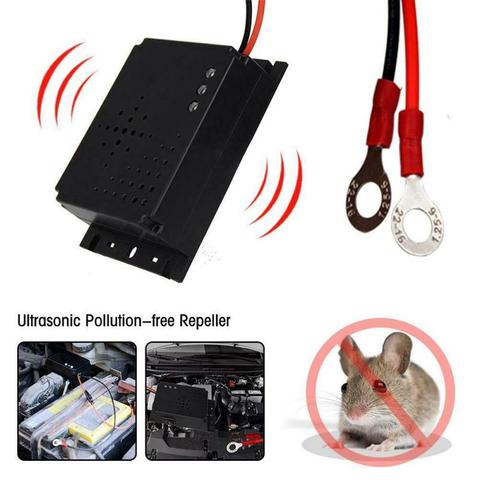 Repelente de ratones y roedores para coche, compartimento de motor para Control de plagas, 12V ► Foto 1/6