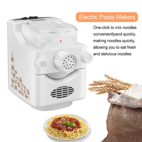 Máquina eléctrica automática para hacer Pasta, cortador de espaguetis, envoltura Dumpling, procesador de masa, enchufe de Reino Unido, EE. UU., UE, Fabricante de fideos ► Foto 1/6