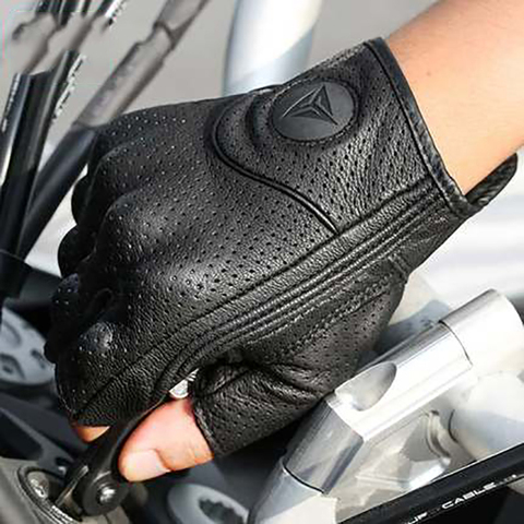 Guantes de moto de cuero auténtico para invierno y verano, equipo de protección para Motocross con pantalla táctil, 2022 ► Foto 1/6