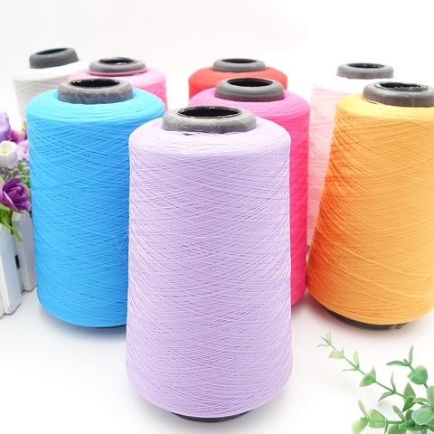 Hilo de seda de nailon de Bajo estiramiento, hilo de costura, seda elástica, multicolor, Color 150D ► Foto 1/5