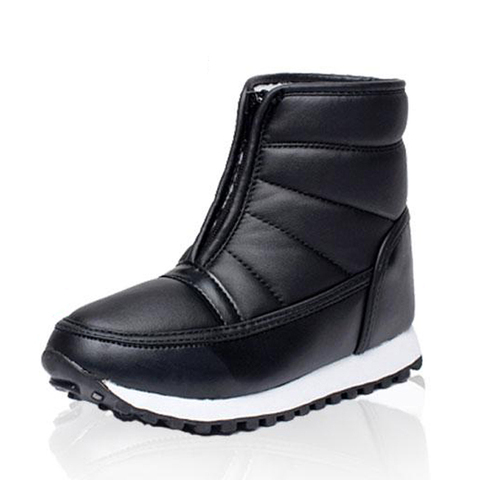 Botas de nieve cálidas de felpa para hombre, zapatos de invierno para adultos, calzado impermeable de talla grande 45, novedad de 2022 ► Foto 1/6