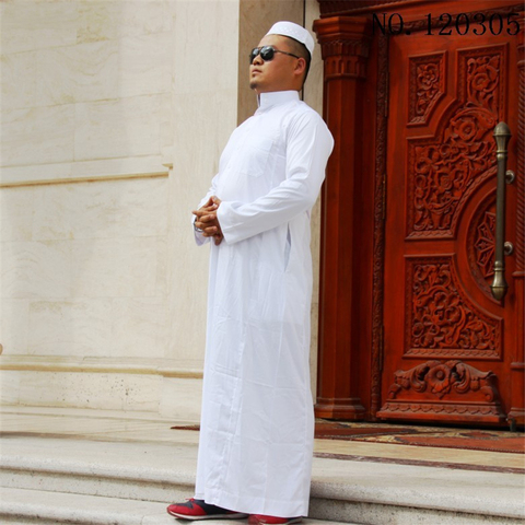 7Color hombres túnicas musulmanas vestimenta islámica Dubái árabe Abaya Kaftan Eid Mubarak oración Maxi Jubba Thobe hombre tradicional - Historial de precios y revisión Vendedor de AliExpress - Zz3 Store | Alitools.io