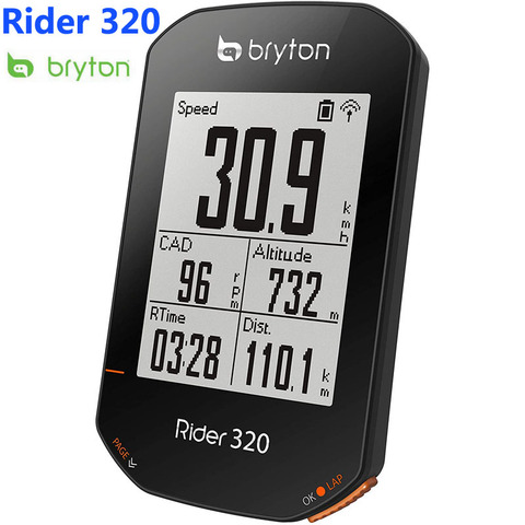 Bryton Rider-ordenador para bicicleta con GPS, nuevo modelo 320, montaje inalámbrico, a prueba de agua, diferentes modelos, 310, 410, 420, 530 ► Foto 1/3