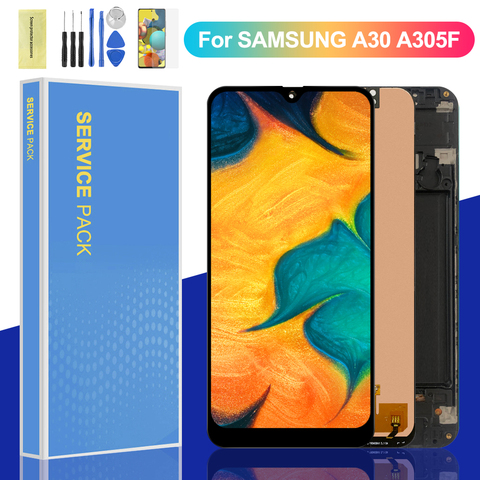 Pantalla LCD para Samsung Galaxy A30, montaje de digitalizador con pantalla táctil, A30, A305/DS, A305F, A305FD, A305A ► Foto 1/6