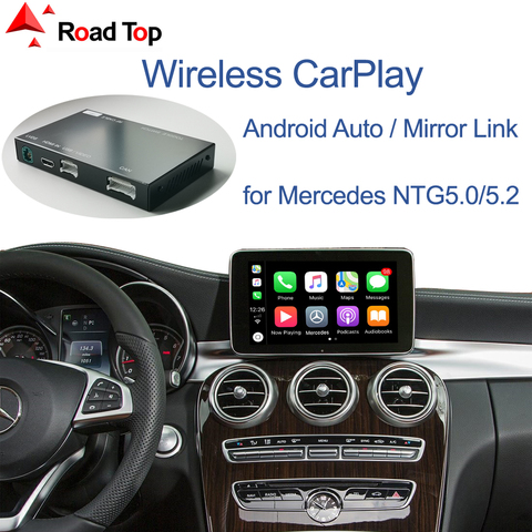 CarPlay inalámbrico para coche, dispositivo para Mercedes Benz Clase C W205 y GLC 2015-2022, con Android y funciones AirPlay y MirrorLink ► Foto 1/6