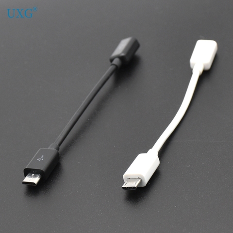 Cable Micro USB conector hembra a Micro USB macho de 10cm y 0,3 M, extensor de extensión con carga de fecha, negro, 20CM, 50CM, 10CM, 1m, 1,5 m, 2m ► Foto 1/6