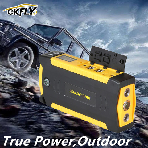 GKFLY-arrancador de batería de coche portátil, dispositivo de arranque de 12V, Banco de energía de gasolina, dispositivo de arranque para vehículo diésel, 16000mAh ► Foto 1/6