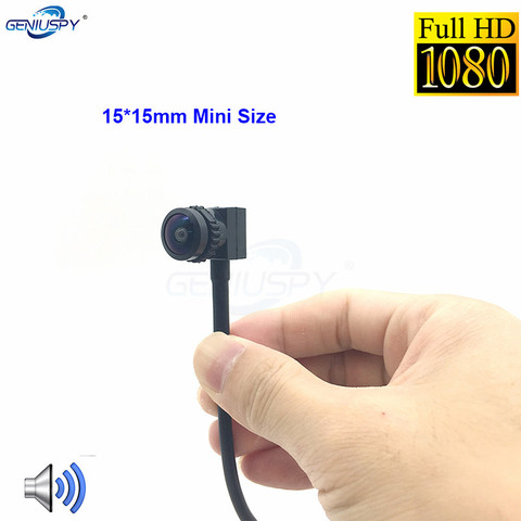 Lente de ojo de pez de tamaño en miniatura, lente de ojo de pez de 1,5mm, 180 grados, Full HD, 1080P, USB, Mini cámara externa CCTV para ATM, tableta, quiosco ► Foto 1/6