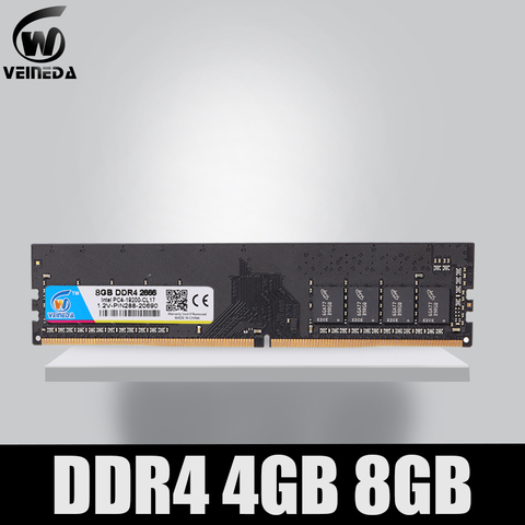 VEINEDA ddr4 8gb escritorio ram 2400 de 2666 MHZ a 3200 memoria de escritorio DIMM placa base de soporte ddr4 ► Foto 1/6