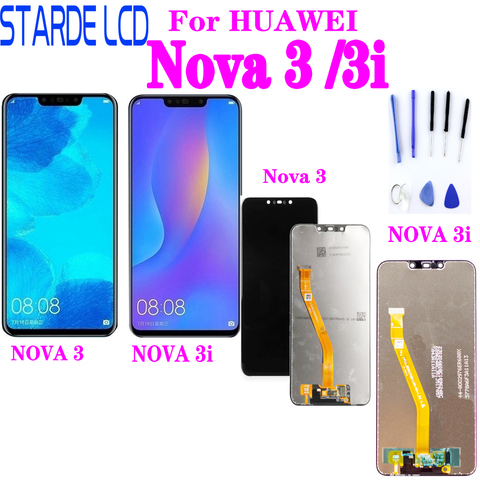 Pantalla LCD Original para HUAWEI Nova 3, montaje digitalizador con pantalla táctil de 6,3 pulgadas, reemplazo para Nova3 3i LCD P Smart Plus PAR-LX1 ► Foto 1/6