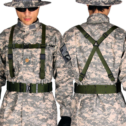 Cinturón táctico militar para exteriores, cinturón táctico de Metal con hebilla S X / Y verde militar/color arena/Negro BF12 ► Foto 1/5