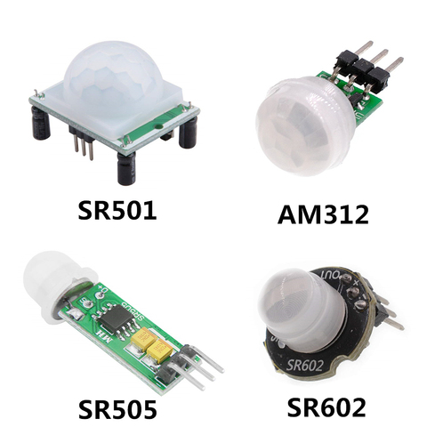 Mini Módulo de interruptor infrarrojo piroeléctrico, Detector de Sensor de movimiento para arduino, SR501, SR505, SR602, AM312 ► Foto 1/6