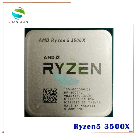 AMD-procesador de CPU AMD Ryzen 5 3500X R5 3500X 3,6 GHz, seis núcleos, seis hilos, 7NM, 65W, L3 = 32M, 100-000000158, enchufe AM4 ► Foto 1/1