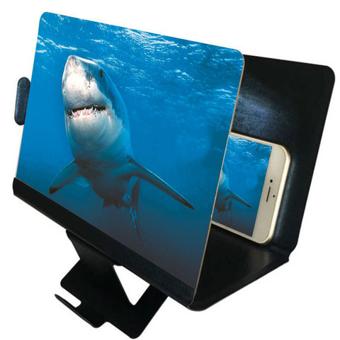 Lupa Universal para pantalla de teléfono móvil amplificador de vídeo de aumento 3D, soporte para proyector, soporte de escritorio para teléfono ► Foto 1/6