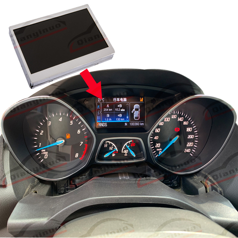 Qianyinuo-pantalla LCD Original para salpicadero de coche, pantalla LCD a Color de alta configuración para Ford Kuga, Focus, Mondeo Edge ► Foto 1/6