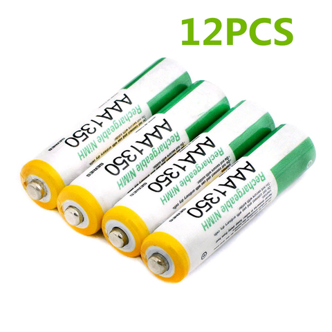 12psc/lot1.2V AAA batería recargable de alta potencia niños juguete 1350mAh AAA batería recargable Ni-MH ► Foto 1/4