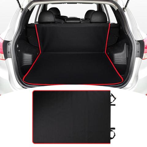 Universal estera de maletero de coche Oxford tela impermeable estera para perro y gato cubiertas de asiento trasero Auto Pad protección de coche manta cubierta de asiento ► Foto 1/6