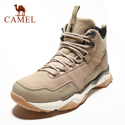 CAMEL-zapatos de senderismo para hombre y mujer, botas antideslizantes, resistentes al desgaste, informales, con plataforma, amortiguadores ► Foto 1/6