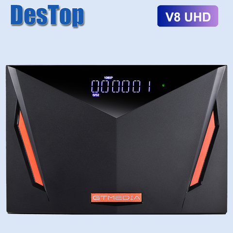 Gtmedia-receptor de satélite V8 UHD, DVB S2, Wifi integrado, compatible con T2-MI, H.265, DVB-S/S2/S2X + T/T2/Cable/ATSC-C/ISDBT, mejor que V8 POR2 ► Foto 1/6