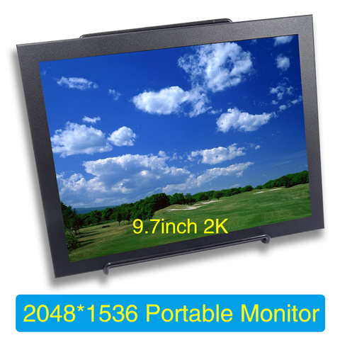 Monitor 2K de 9,7 pulgadas, pantalla portátil de alta definición, minihdmi, compatible con 2048X1536 ► Foto 1/2