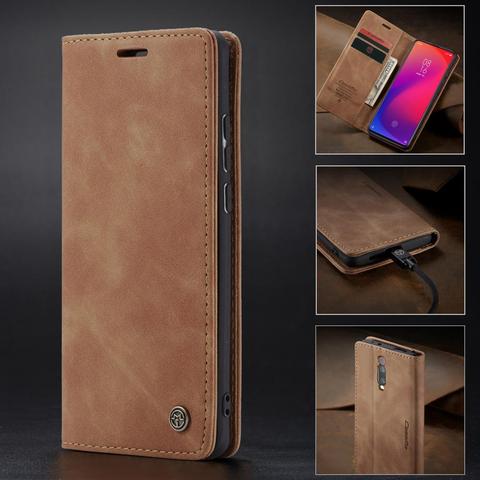 Funda magnética mate para Xiaomi Mi 9 T 9 T Mi9 Pro, Funda de cuero para libro de negocios para Xiaomi Redmi K20 K 20 Pro ► Foto 1/6