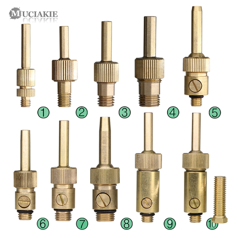 MUCIAKIE-boquilla de latón ajustable para fuente de jardín, rociadores de chorro de agua rectos para Micro patio, M6, M8, M10, M12, M14 ► Foto 1/6