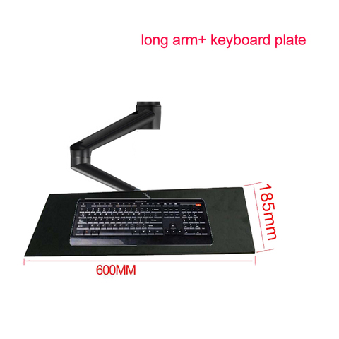 OL-3L OL-3T OL-1 OL-2 DIY parte brazo largo + teclado Placa de accesorios de aluminio parte negro rotar 360 movimiento completo de inclinación ► Foto 1/1