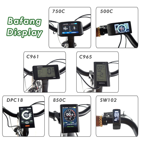 Bollfit Bafang pantalla LCD 850C color TFT pantalla Midmotor Kit de BBS02 BBS01 BBSHD ► Foto 1/6