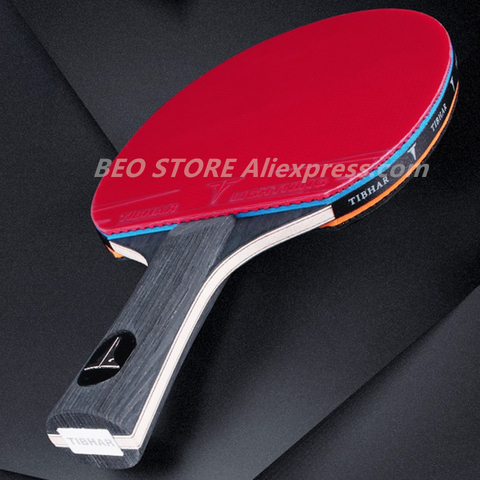 TIBHAR raqueta de tenis de mesa/6/7/8/9 estrellas de pipmles en Ping Pong raqueta hoja con esponja ► Foto 1/6