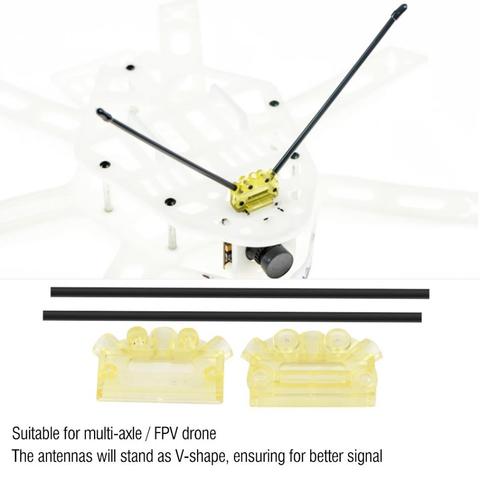 Receptor de Dron RC para Dron, soporte de asiento de fijación en forma de V, Pedestal para Dron FPV de eje múltiple, piezas fijas ► Foto 1/6