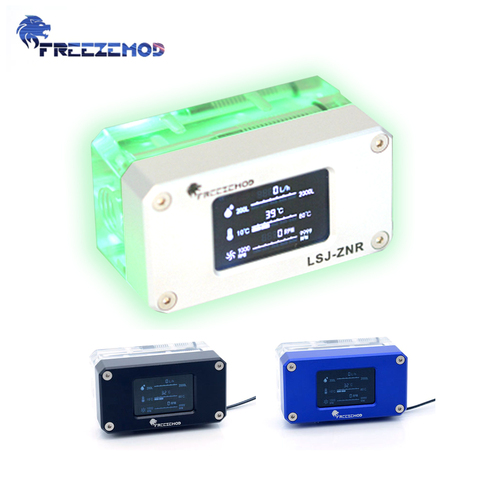 FREEZEMOD-LSJ-ZNR de refrigeración por agua, medidor de flujo VA LCD, ventilador de detección eléctrica de temperatura, termonómetro de velocidad RPW para monitoreo de MOD ► Foto 1/6