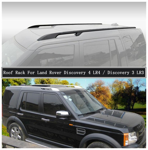 Portaequipajes de aleación de aluminio para Land Rover Discovery 3, 4 LR3 LR4, riel para bastidores, 2003-2017 ► Foto 1/5