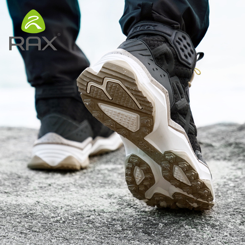 RAX, nuevo estilo, zapatos cálidos de senderismo para hombre, zapatos para caminar al aire libre, botas de deporte de montaña, zapatillas de escalada, envío gratis ► Foto 1/6