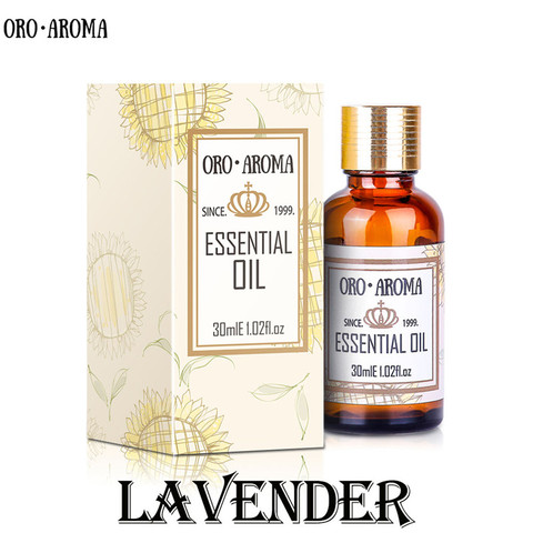 Famosa marca oroaroma Aromaterapia natural aceite esencial de lavanda cicatriz de acné de reparación ayuda a dormir de cuidado de la piel de aceite de lavanda ► Foto 1/6