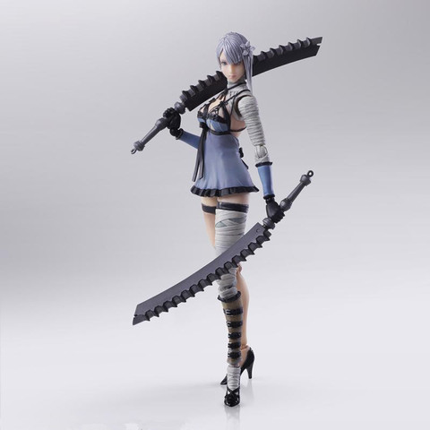 Juego NieR Automata 2B Kaine Nier YoRHa núm. 9 tipo S, figuras de acción móviles de PVC, Cambiar juguete de colección de cara, regalo ► Foto 1/6