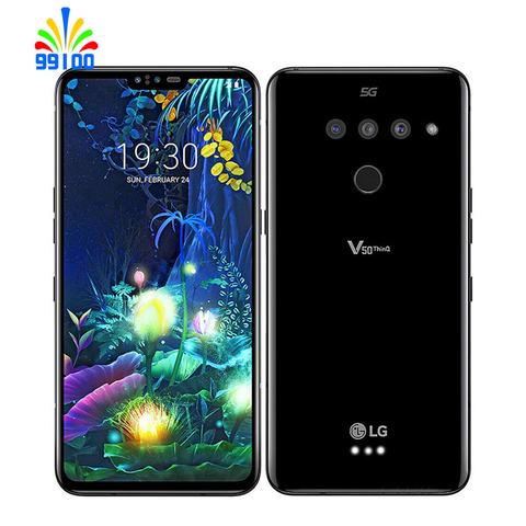 LG-teléfono inteligente V50 ThinQ KR, versión Original libre, pantalla de 6,4 pulgadas, 6GB + 128GB, Qualcomm 855, Triple cámara trasera, 1 Sim, sin idioma polaco ► Foto 1/5