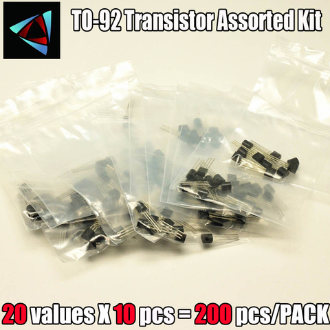 2N-C 24 valores a 92 Transistor surtido Kit surtido cada TL431 2SA970 2SA970 KSP13 KSP44 MJE13001 MJE13003 MPSA06 2N4403 ► Foto 1/1