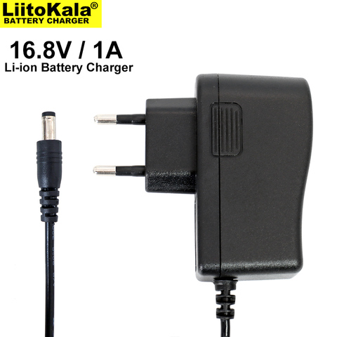 5 uds Liitokala 16,8 V 1A 110-240V 14,8 V 18650 serie 4 cargador de batería de litio DC 5,5*2,1 MM del cargador de batería del polímero ► Foto 1/5