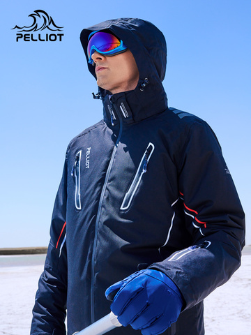 Peliot-traje de esquí para mujer y hombre, chaqueta de invierno impermeable, transpirable, rompevientos, esquí, abrigo para exteriores ► Foto 1/6