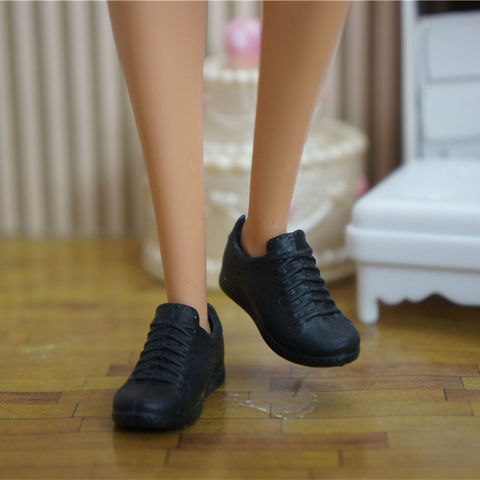 Original 1 par de zapatos para muñeca Barbie 1/6 bjd accesorios metoo lalki zapatos Sandalias de tacones bay juguetes negro blanco rojo azul ► Foto 1/6