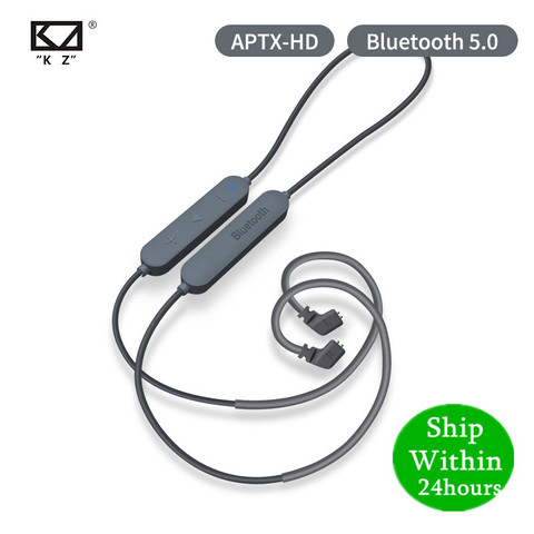 KZ Bluetooth 5,0 auricular Cable tecnología Aptx HD CSR8675 para auriculares Cable de actualización MMCX \ 2PIN AS10 ZST ZSN ZS10 PRO AS16 ZSX C12 ES4 ► Foto 1/6