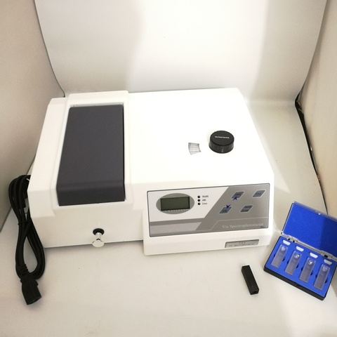 Equipo de espectrofotómetro para laboratorio, ancho de banda espectral de 325-1050nm, distancia de 4nm, 721 V/110V, 220 ► Foto 1/1