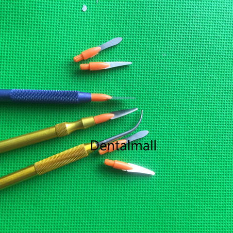 Juego de espátula para esculpir dentaduras de porcelana y cerámica, herramienta Dental, 3 unidades ► Foto 1/6