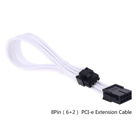 Cable de alimentación de extensión de manga de 24 pines A TX/EPS/8 pines PCI-E GPU/CPU de 8 pines/PCIE de 6 pines/Cable de CPU de 4 pines con peines de 18 AWG ► Foto 1/6