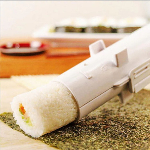 Kit de rodillos para Sushi Bazooka, utensilio duradero para hacer arroz en campamento, Chef, máquina de molde fácil para rollos de cocina, las mejores herramientas de Sushi ► Foto 1/6