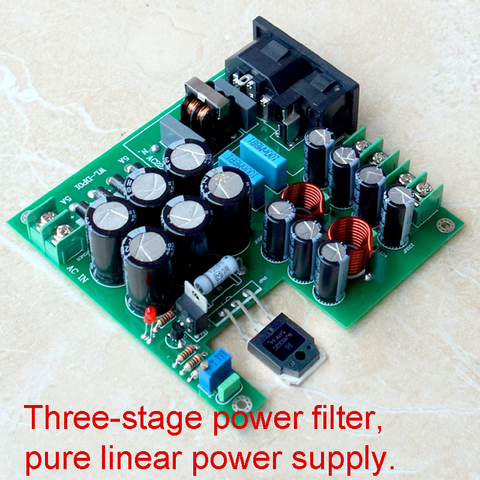 Módulo de fuente de alimentación lineal de 50W, módulo de fuente de alimentación lineal de bajo ruido, PSU, DC 5V, 9V, DC12V, 15V, 19V, DC20V, 24V, PCHiFi ► Foto 1/6