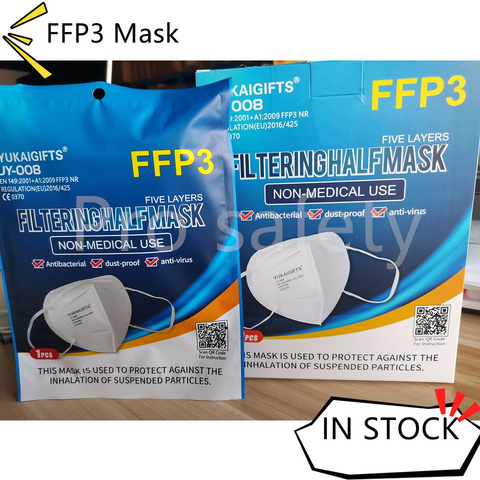 Entrega rápida FFP3 NR máscara de boca 5-capa a prueba de polvo Anti-PM2.5 Anti-niebla respirador máscara protectora, JY-008 ► Foto 1/6